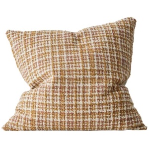 Tripoli 50cm Artisanal Woven Check Cushion by Interior Secrets - AfterPay Available