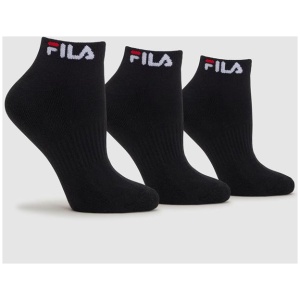 Unisex Ped Socks 3pk - BLACK - BLACK