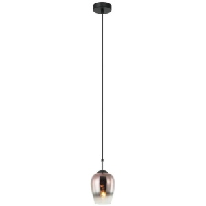 VINUM Pendant Lamp Light Interior ES 40W Copper coloured Wine Glass OD140mm x H960mm