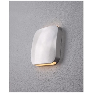 VOX Wall Light Surface Mounted Up/Down 9W Square Polished Alu 3000K IP54 737LM