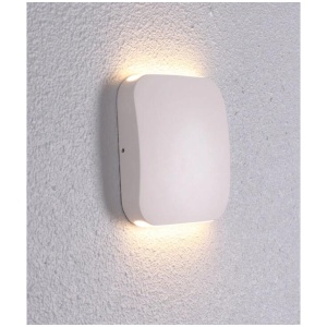 VOX Wall Light Surface Mounted Up/Down 9W Square Sand 3000K IP54 737LM