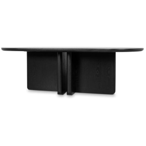 Valdis 2.4m Dining Table - Full Black by Interior Secrets - AfterPay Available
