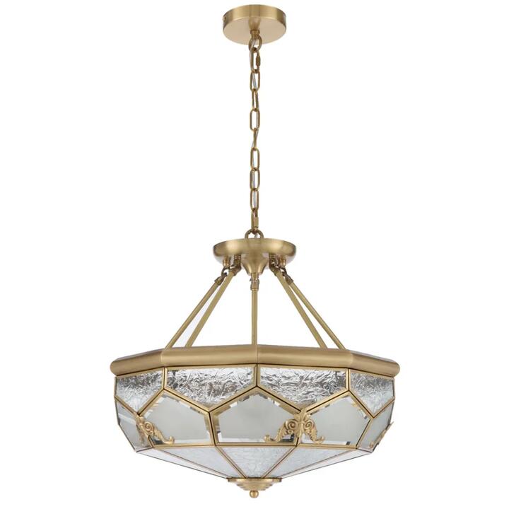Valmont Modern Pendant Hanging Lamp Light Solid Brass Brass Brass