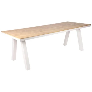 Vanesa 2.3m Sand White Outdoor Dining Table - Natural by Interior Secrets - AfterPay Available