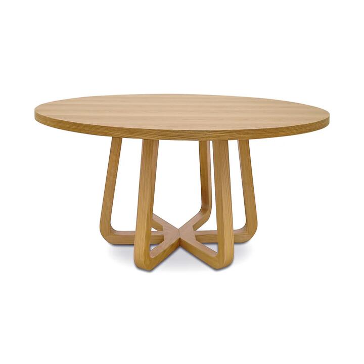 Vanya 1.5m Round Dining Table - Natural by Interior Secrets - AfterPay Available