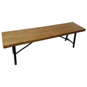 Vegas Rectangular Dining Bench 1.4m - Maple