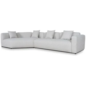 Vestra Right Arm Corner Sofa - Textured Beige by Interior Secrets - AfterPay Available