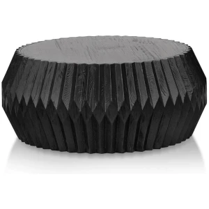 Vickie Wooden Coffee Table - Brushed Black by Interior Secrets - AfterPay Available