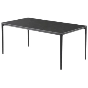 Vincenzo Large Rectangular Kitchen Dining Table Ceramic 180cm - Grey Stone