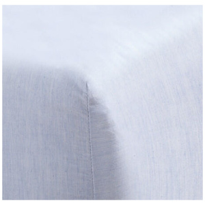 Vintage Fitted Sheet & Pillowcase Set - Softwash Cotton, Single, Oatmeal Melange - Canningvale