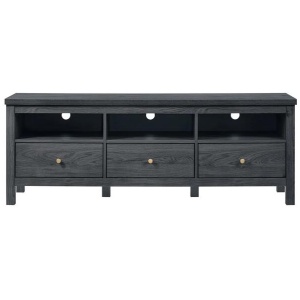 Waldo Entertainment Unit TV Stand 160cm W/ 3-Drawers - Grey Oak