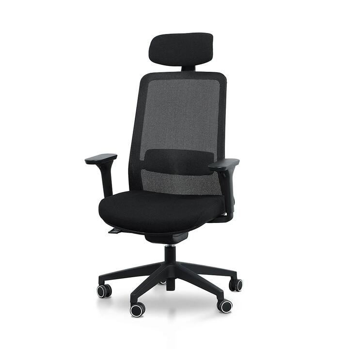 Walther Mesh Office Chair - Full Black by Interior Secrets - AfterPay Available