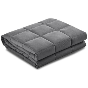 Weighted Blanket Adult 9KG Heavy Gravity Blankets Microfibre Cover Calming Relax Anxiety Relief Grey