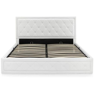 Winslow Gas Lift Bed Frame - White, Queen