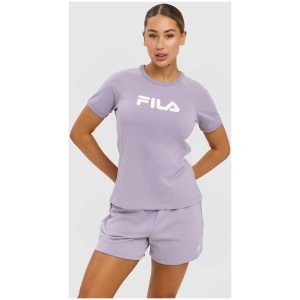 Women's Amelia Ringer Tee - LAVENDER GREY - LAVENDER GREY