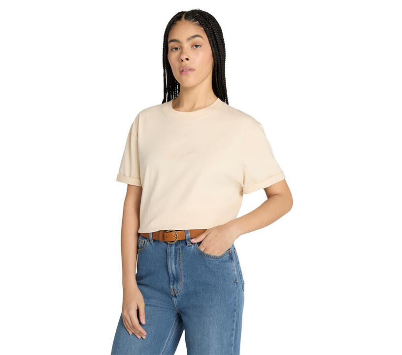 Women's Lush Comfort Short-Sleeve T-Shirt Beige