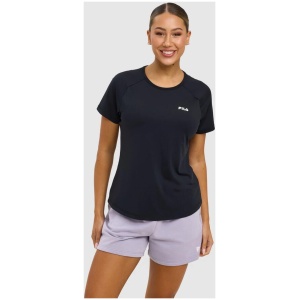 Women's Sandra QDry Tee - BLACK - BLACK