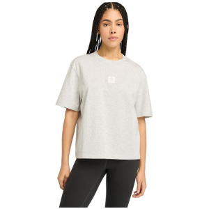 Women's Timberland® Stack Logo Short-Sleeve T-Shirt Grey