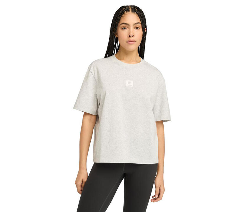 Women's Timberland® Stack Logo Short-Sleeve T-Shirt Grey