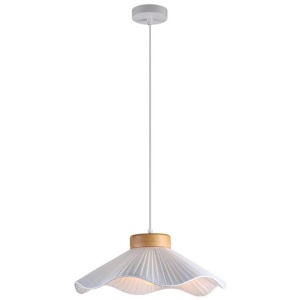 Wynn Modern Fabric Shade Hanging Pendant Light Lamp Small