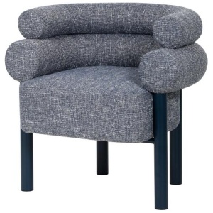 Yara Navy Armchair - Prussian Blue by Interior Secrets - AfterPay Available