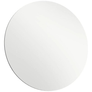 Yezi 50cm Round Wall Mirror Frameless Tempered Glass
