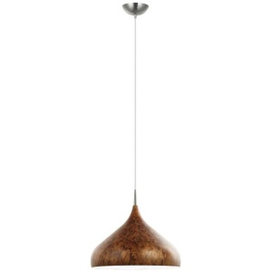 ZARA Pendant Lamp Light Interior ES Burl Wood Dome OD420mm
