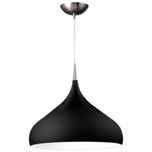 ZARA Pendant Lamp Light Interior ES Matte Black Dome OD420mm