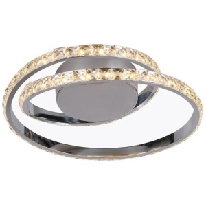 Zanelli Dimmable LED Modern Elegant Pendant Lamp Ceiling Light - Chrome