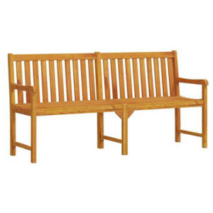 180 Cm Garden Bench Solid Acacia Wood