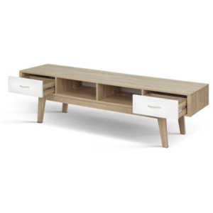 180Cm Oak Tv Cabinet Unit Stand Storage Drawer Scandinavian