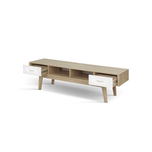 180Cm Oak Tv Cabinet Unit Stand Storage Drawer Scandinavian