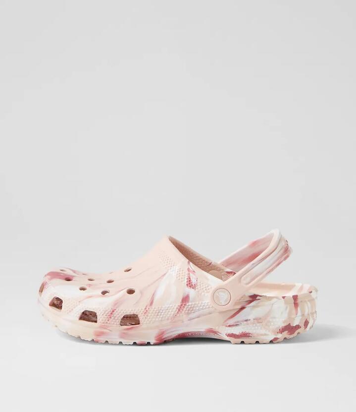 206867 Classic Marbled Clog Cc Quartz/Multi Croslite Quartz/Multi