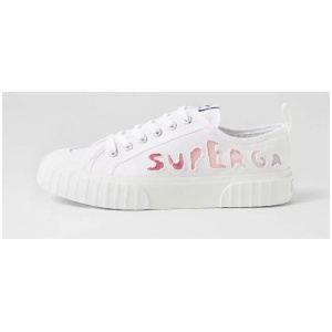 2630 Ripped Logo S9 White Shaded Canvas White Shaded