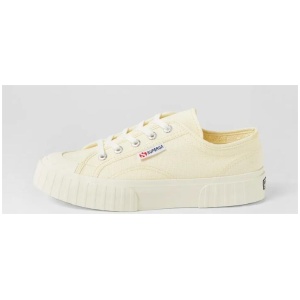 2630 Stripe Beige Natural Canvas Sneakers