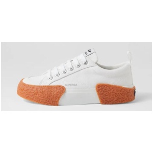 2660 Stripe Big Bumpers White Gum Canvas Sneakers