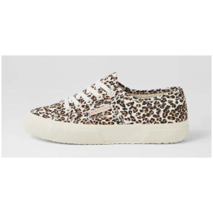2750 Print Classic Leopard Canvas Sneakers