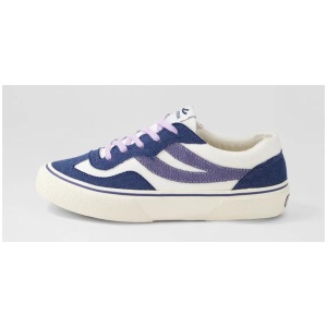 2941 Revolley Reverse Denim Blue Violet Canvas Sneakers