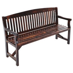 3 Seater Wooden Garden Outdoor Bench Chair