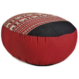 40Cm Kapok Filled Zafu Ottoman Pouf Round Meditation Cushion Redele