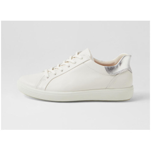 470843 Soft 7 W White Pure Silver Leather Sneakers
