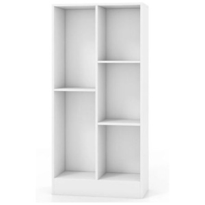 5 Cube Freestanding Storage Bookshelf With 2 Anti Tipping Kits