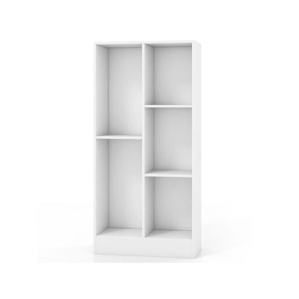 5 Cube Freestanding Storage Bookshelf With 2 Anti Tipping Kits