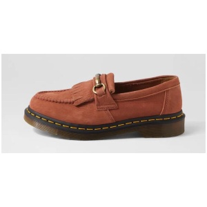 Adrian Loafer Rust Orange Nubuck Loafers