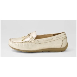 Alabama Sport 12 Platin Leather Flat Shoes