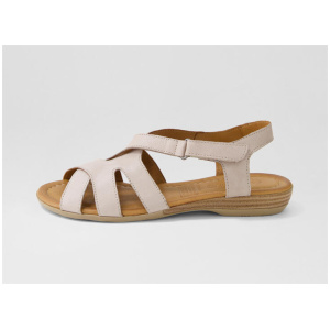 Albaha Light Grey Leather Sandals