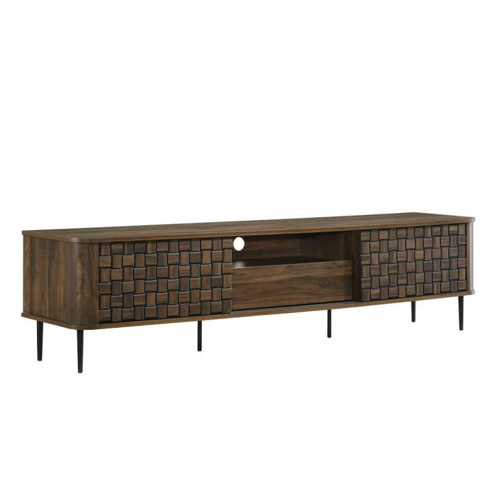 Albie Lowline TV Stand Entertainment Unit 180cm Walnut