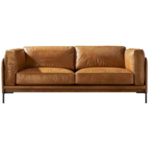 Allerdale 2.5 Seater Leather Sofa, Natural Tan