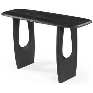 Anita 1.3m Console Table - Full Black by Interior Secrets - AfterPay Available