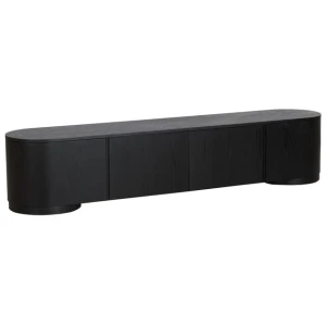 Anja 2.2m TV Entertainment Unit - Full Black by Interior Secrets - AfterPay Available